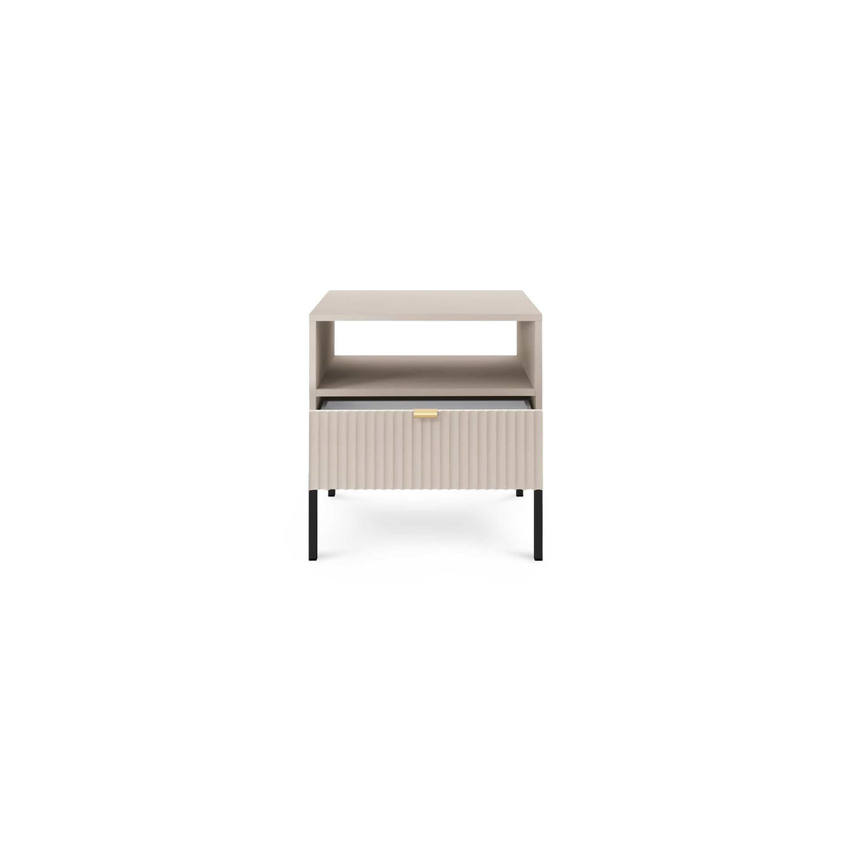 Roza-natbord med skuffe, 54 x 56 cm, i glamour-stil – billede 8