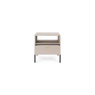 Roza-natbord med skuffe, 54 x 56 cm, i glamour-stil – billede 8