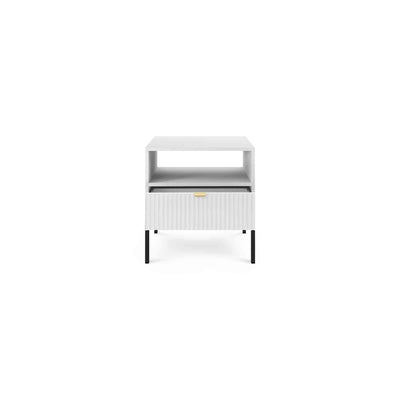 Roza-natbord med skuffe, 54 x 56 cm, i glamour-stil – billede 14