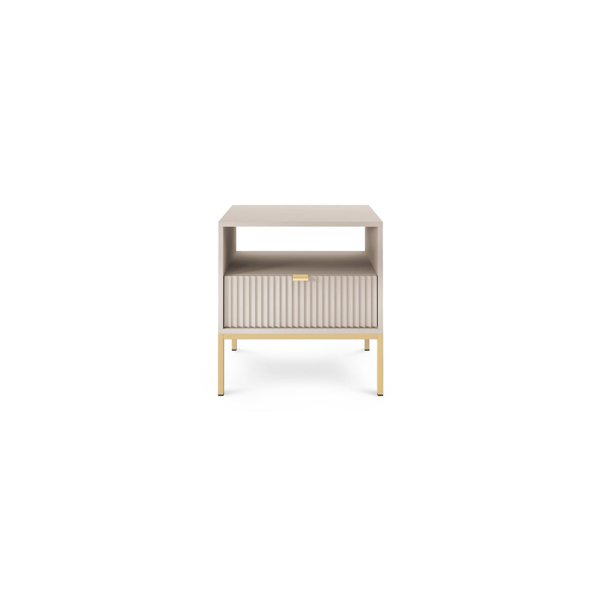 Roza-natbord med skuffe, 54 x 56 cm, i glamour-stil – billede 3