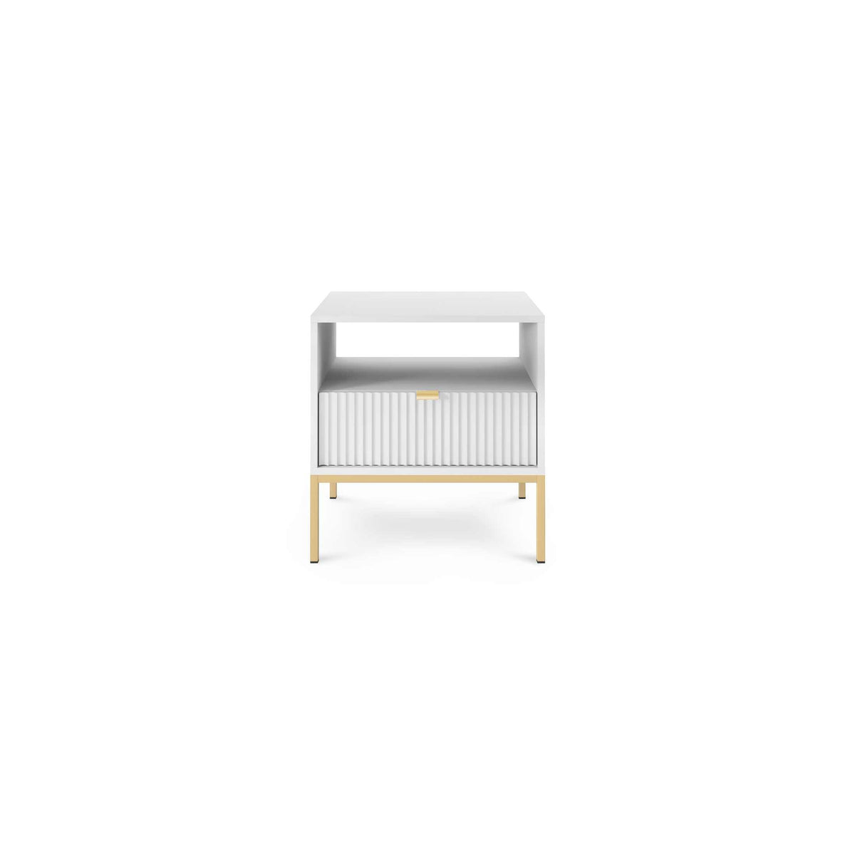 Roza-natbord med skuffe, 54 x 56 cm, i glamour-stil – billede 10