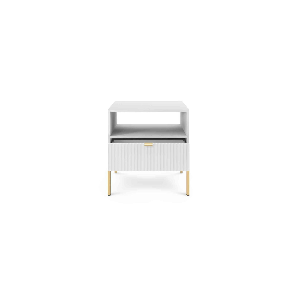 Roza-natbord med skuffe, 54 x 56 cm, i glamour-stil – billede 11