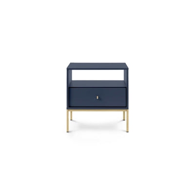 Kviat-natbord med skuffe, 54 x 57 cm, i modern classic-stil – billede 10