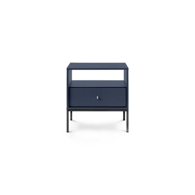Kviat-natbord med skuffe, 54 x 57 cm, i modern classic-stil – billede 12