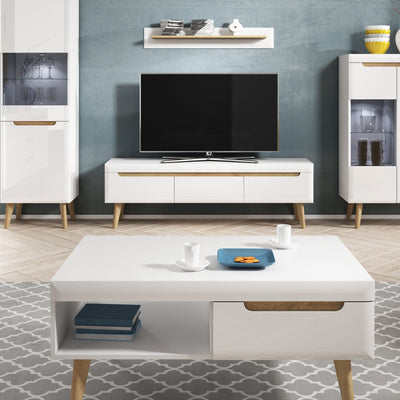 Trava sofabord 107x46 med hylde i moderne stil – billede 7