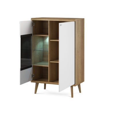 Glasvitrineskab »Lato« 90 x 134 cm – billede 3