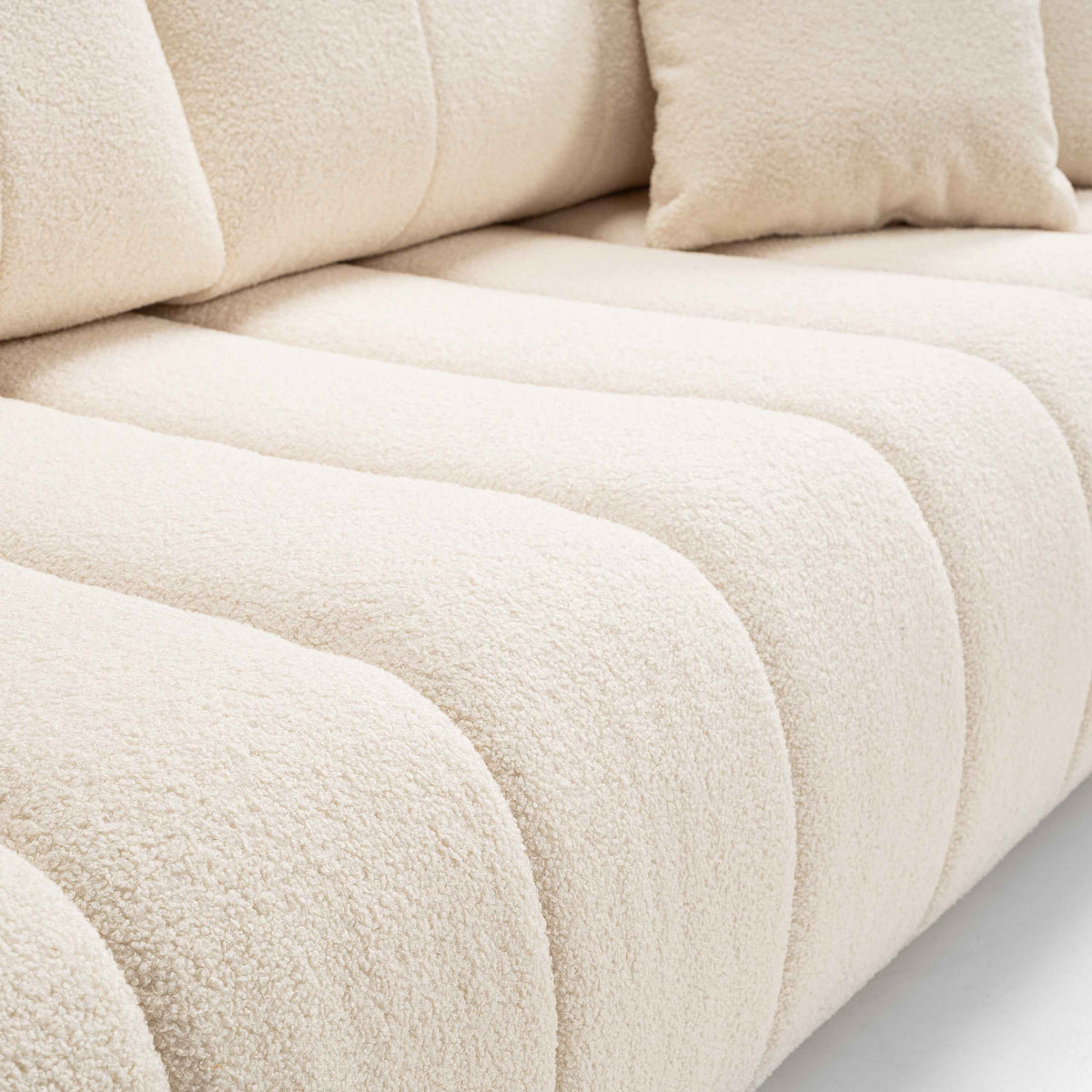 Baloa 3-personers sovesofa, 144x200, i skandinavisk stil – nærbillede af detaljer og struktur