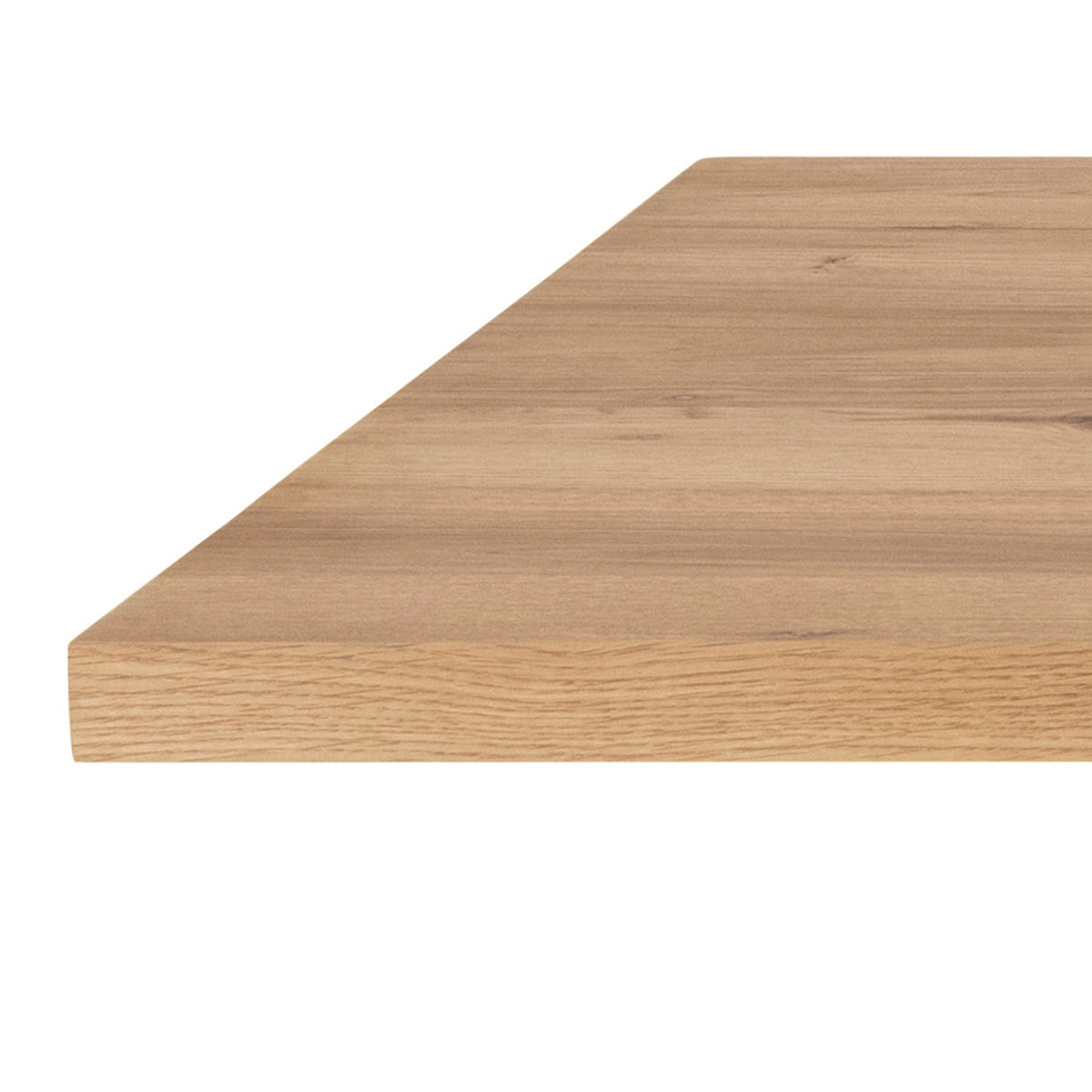 Oryss Oak-spisebord 220x76 i industriel stil – nærbillede af detaljer og struktur