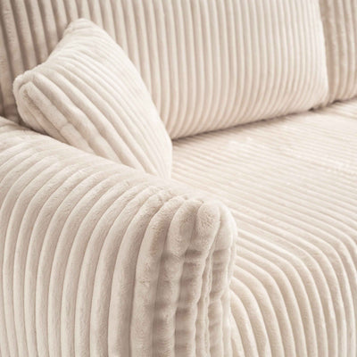 Alloro 3-personers sovesofa, 145x200, med opbevaringsrum i moderne stil – nærbillede af detaljer og struktur
