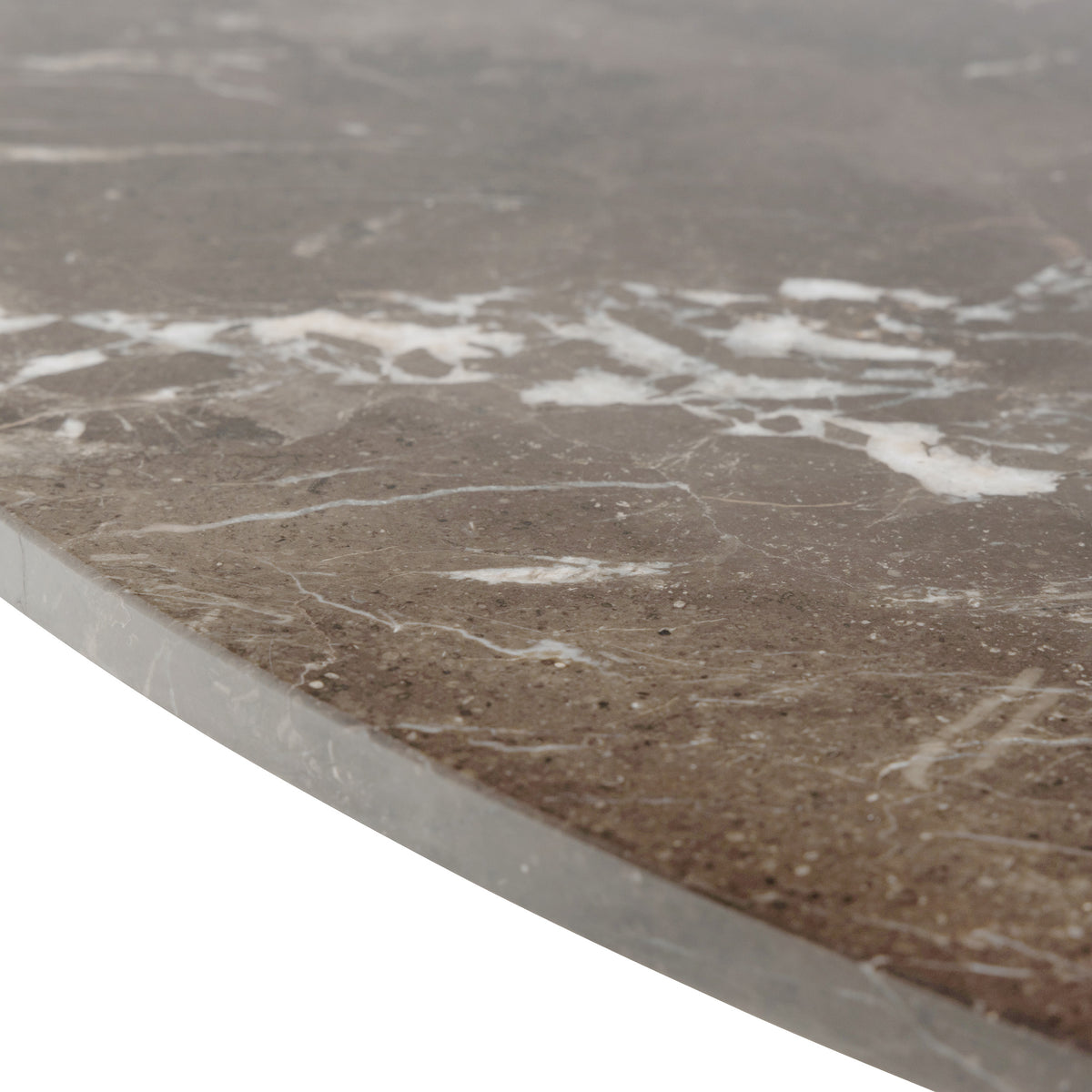 Det runde bord Morial 120x76 i elegant stil – nærbillede af detaljer og overflade