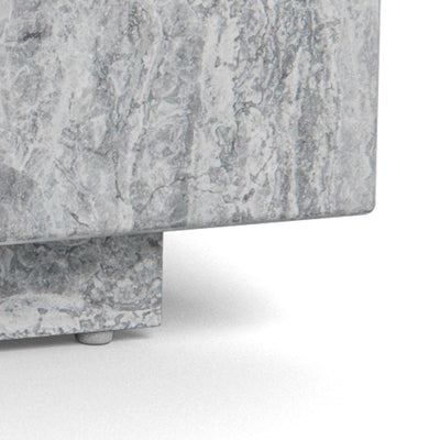 Quadrato-sofabord 90x42 i minimalistisk stil – nærbillede af detaljer og overflade